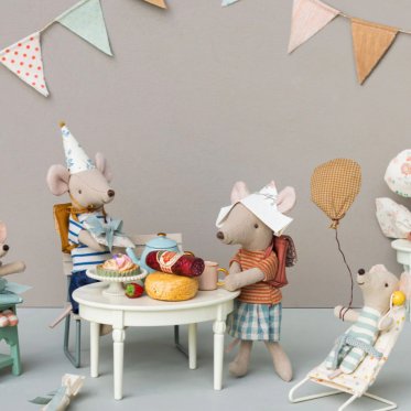 Mus, kaniner og teddy familien 