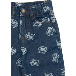 The New Yale Baggy Fit Jeans - Medium Blue Denim