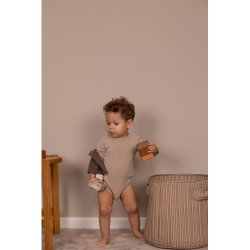 Nuuroo Hunter Opbevaringskurv medium - Cream stripe