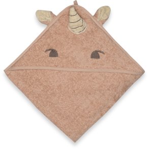 Nuuroo Aki Baby Hndklde m. Htte - Unicorn  