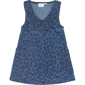 The New Pearl Denim Dress - Blue leo  