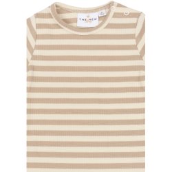 The New Fro Rib Jumpsuit - Humus striped