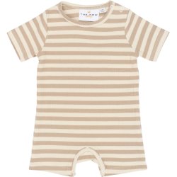 The New Fro Rib Jumpsuit - Humus striped