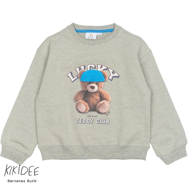 The New Pendra Oversize Adult Sweatshirt - Light Grey Melange