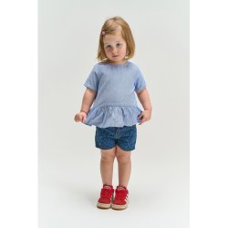 The New Pearl Denim Shorts - Blue leo 