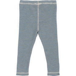 Petit Piao Dante Uld Leggings - Ensign blue/dark off white