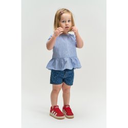 The New Pearl Denim Shorts - Blue leo 