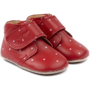 PomPom Begynder Velcro Hjemmesko - Hjerter