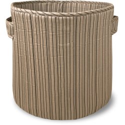 Nuuroo Hunter Opbevaringskurv medium - Cream stripe