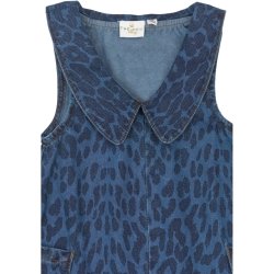 The New Pearl Denim Dress - Blue leo  
