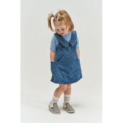 The New Pearl Denim Dress - Blue leo  