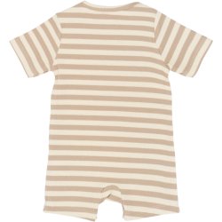 The New Fro Rib Jumpsuit - Humus striped