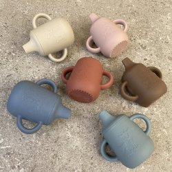 Aiko Silicone Kop m. Tud - Woodrose