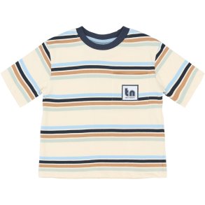 The New Stuart T-shirt - Gardenia Striped