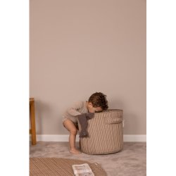 Nuuroo Hunter Opbevaringskurv medium - Cream stripe