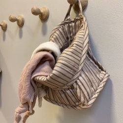 Nuuroo Lumi Opbevaringskurve 2stk - Cream stripe