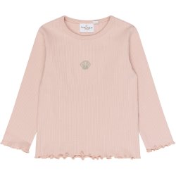 The New Tianna Rib Bluse - Peach whip