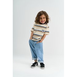 The New Stuart T-shirt - Gardenia Striped