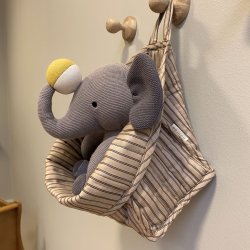 Nuuroo Lumi Opbevaringskurve 2stk - Cream stripe