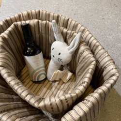 Nuuroo Lumi Opbevaringskurve 2stk - Cream stripe