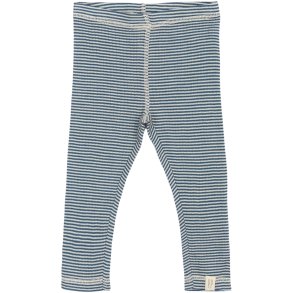 Petit Piao Dante Uld Leggings - Ensign blue/dark off white