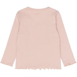 The New Tianna Rib Bluse - Peach whip