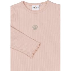The New Tianna Rib Bluse - Peach whip