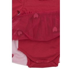 The New Ynalla Mesh Bodykjole - Rio Red 