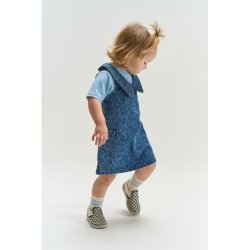The New Pearl Denim Dress - Blue leo  