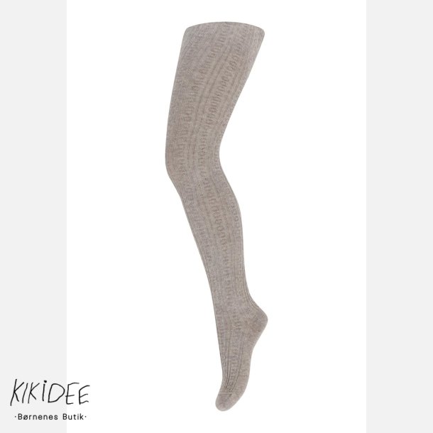 Mp Uld Strmpebukser Juno - Light brown melange. 