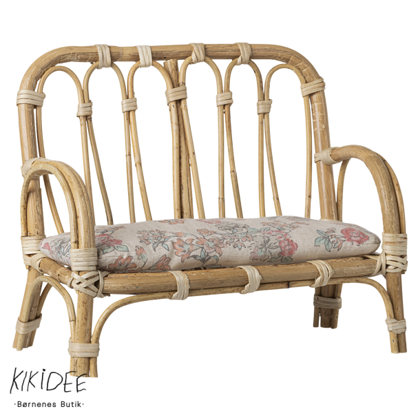 Maileg Rattan Sofa Stor - Natur