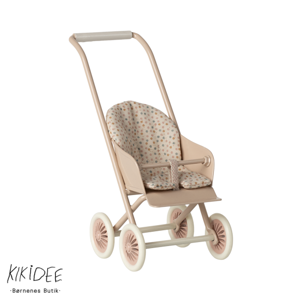 Maileg Klapvogn Kaniner - Lys pudder 