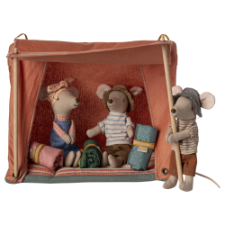 Maileg Happy Camper Telt - Mus