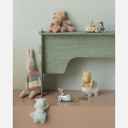 Maileg Plys Bamse Mini - Vintage rosa