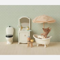 Maileg Strandparasol Mus - Soft coral