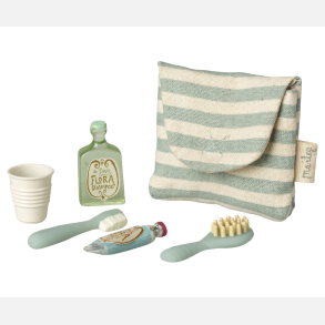 Maileg Tandb�rstes�t Mus - Blue stripe
