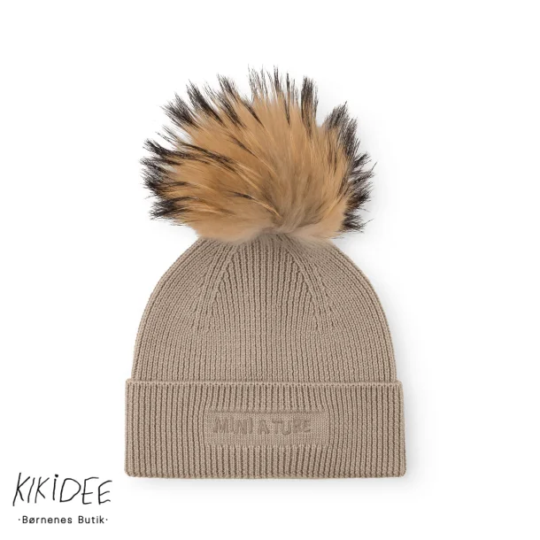 Mini A Ture Matboje Merinould Hue m. Pels - Savannah tan 