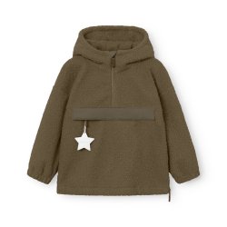 Mini A Ture Matarman Sherpa Anorak - Capers green