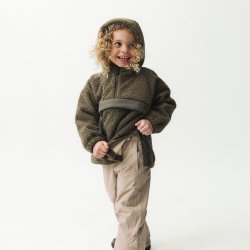 Mini A Ture Matarman Sherpa Anorak - Capers green