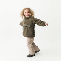 Mini A Ture Matarman Sherpa Anorak - Capers green