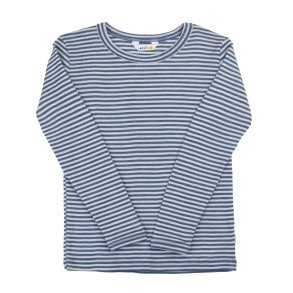 Joha Uld/Silke Bluse - Bl� stribe