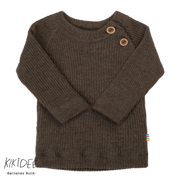 Joha Uld Bluse - Brun melange