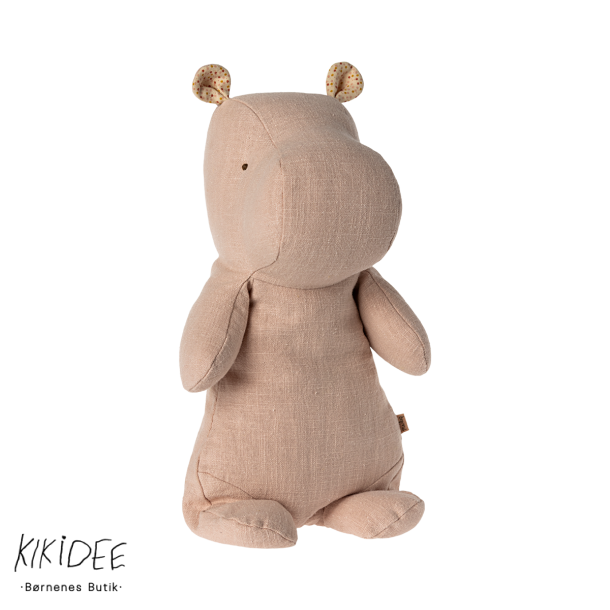 Maileg Safari Friends Medium Flodhest - Light rose