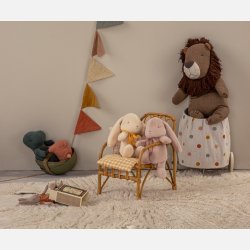 Maileg Plyskanin Medium - Dusty brown