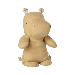 Maileg Safari Friends Flodhest Small - Cream yellow