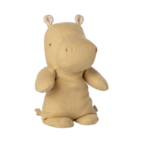 Maileg Safari Friends Flodhest Small - Cream yellow