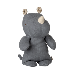 Maileg Safari Friends Nsehorn Small - Dusty blue