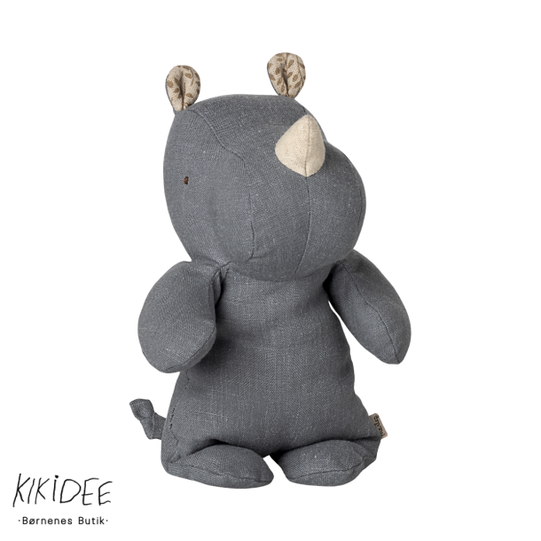 Maileg Safari Friends Nsehorn Small - Dusty blue