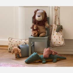 Maileg K�ledyrtaske, Lille - Bl� 