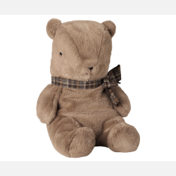 Maileg Plys Bamse Stor - M�rk mushroom